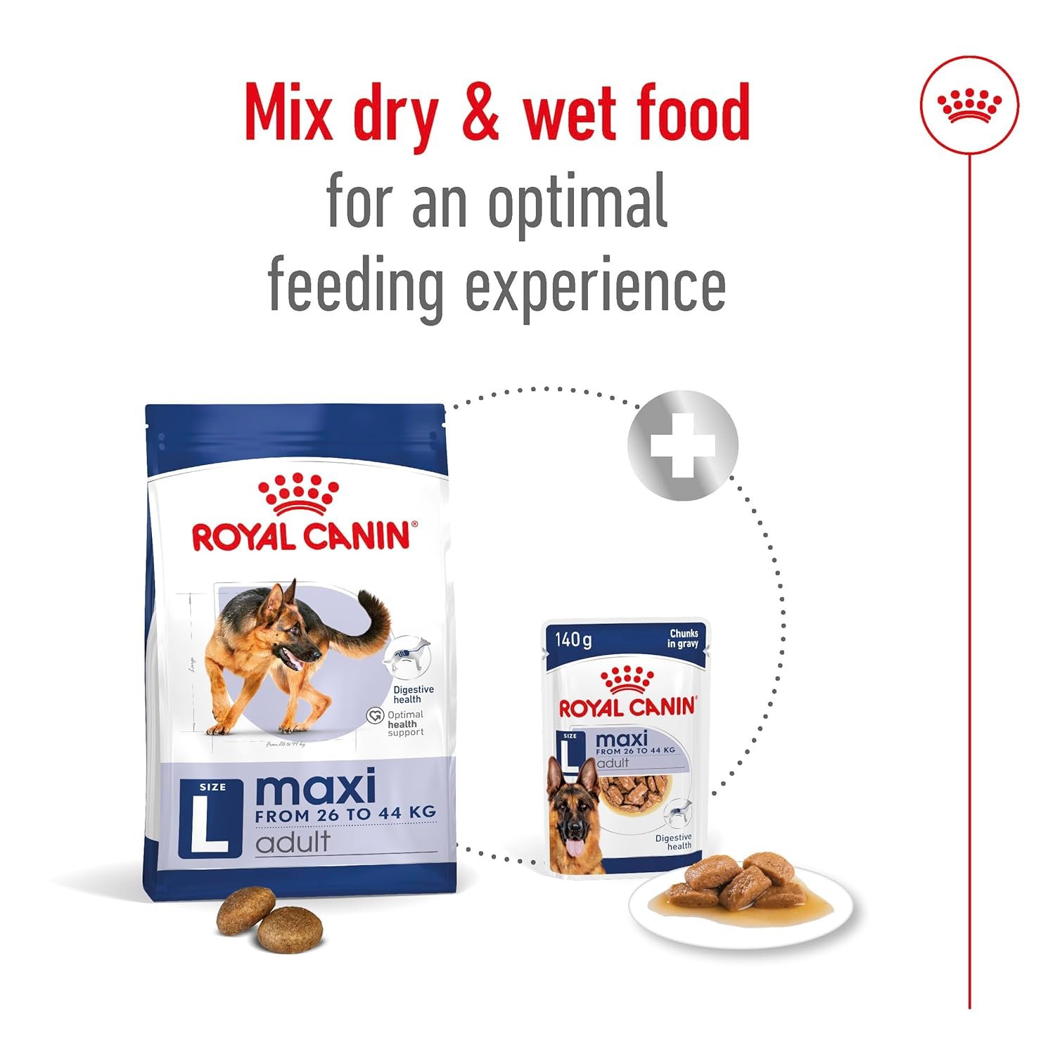 Royal Canin Maxi Adult Dog Food, Dry Food, Supports Digestive Health & Optimal Health, Provides Bone & Joint Support