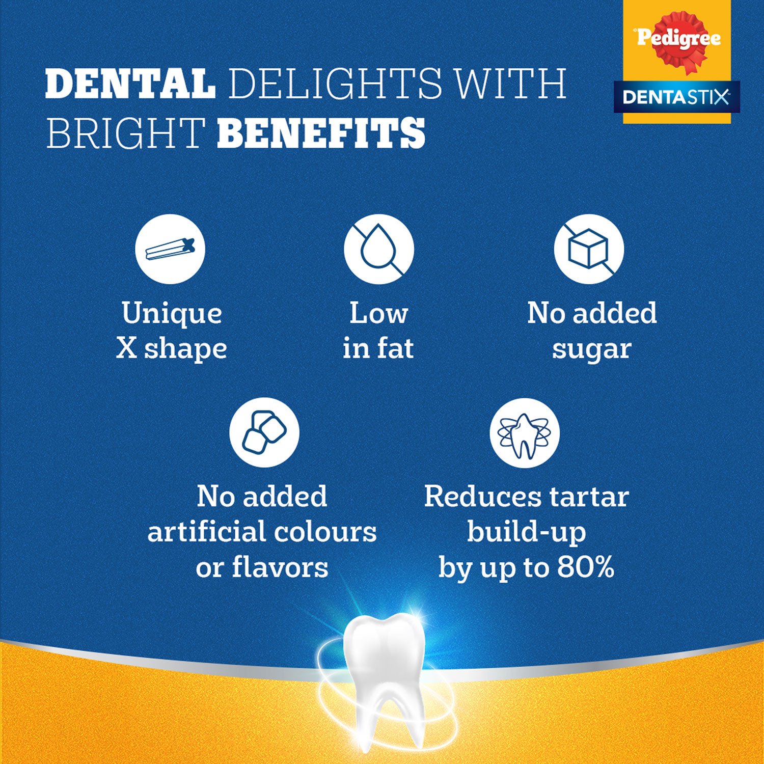 Pedigree Dentastix Oral Care Dog Treat, Adult Medium