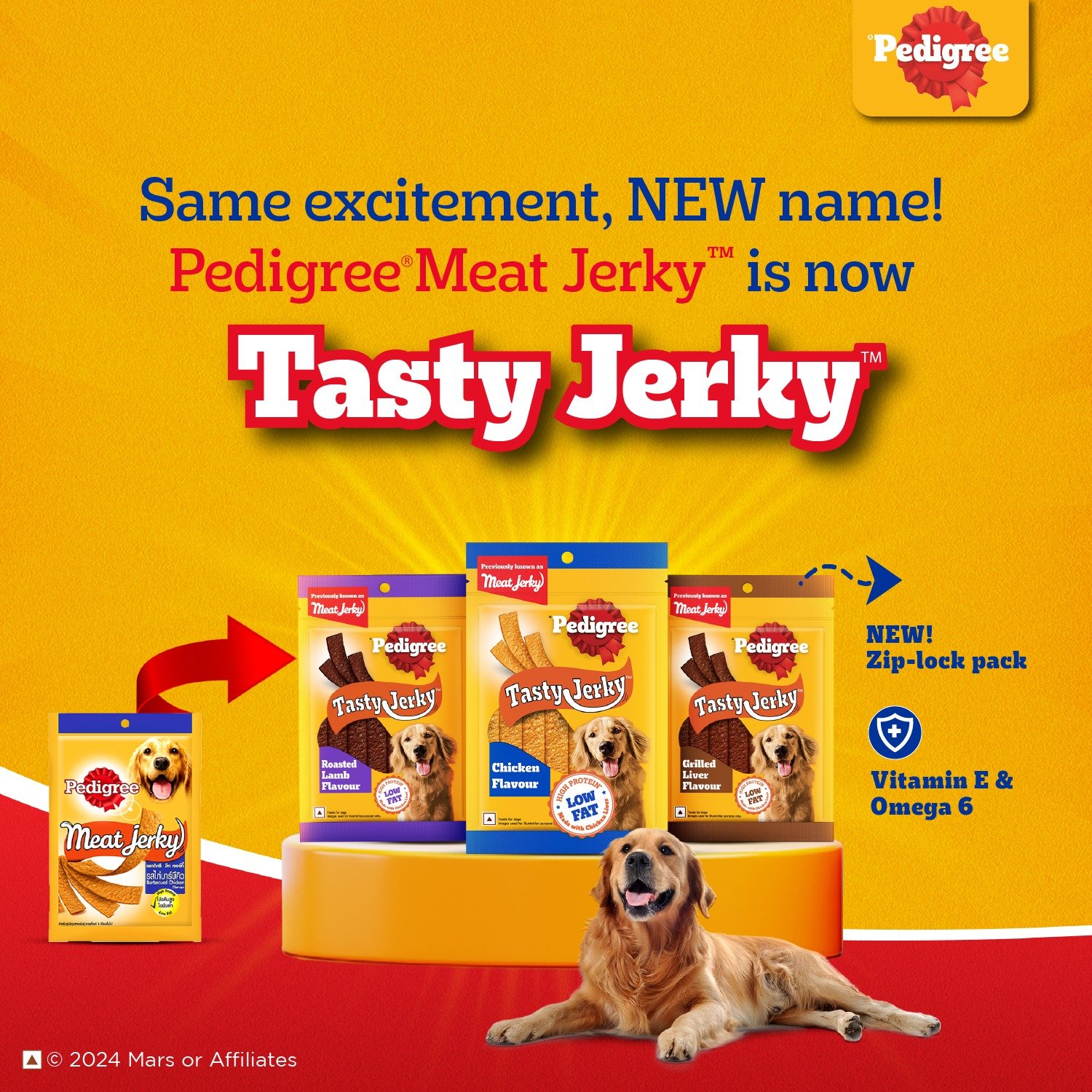 PED  Tasty Jerky™ Dog Treat,  Grilled Liver Flavour