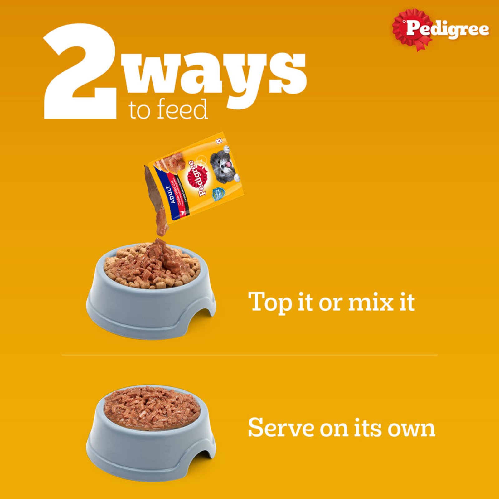 Pedigree Adult Wet Dog Food, Chicken Grilled Liver Flavour 