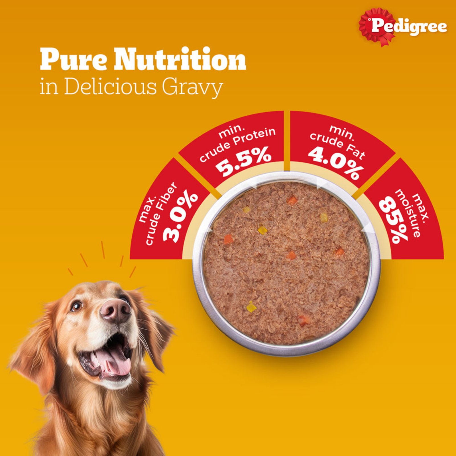 Pedigree Puppy Wet Dog Food, Chicken Liver in Loaf with Vegetables