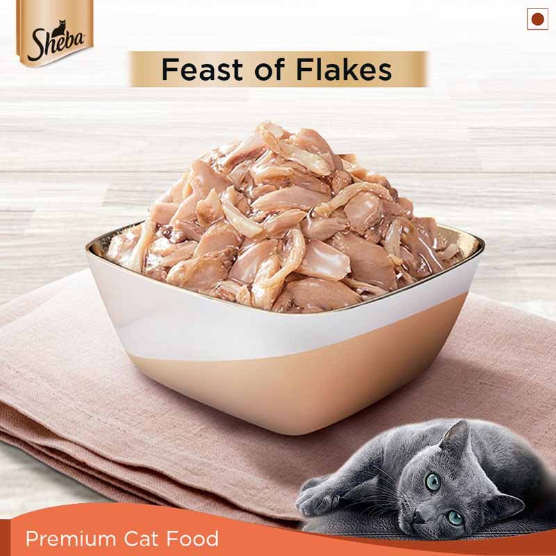 Sheba Rich Premium Adult (1+ Years) Wet Cat Food, Fish with Sasami Flavour