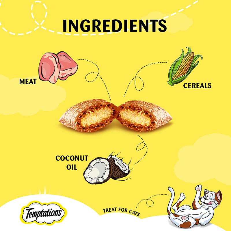 Temptations Cat Treat, Savoury Salmon Flavour - 85 g