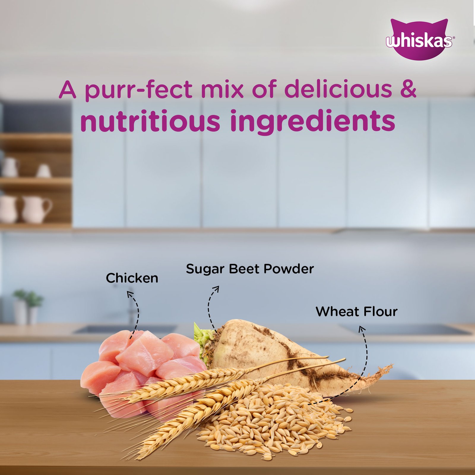 Whiskas Adult (1+ year) Wet Cat Food, Ocean Fish Flavor, 