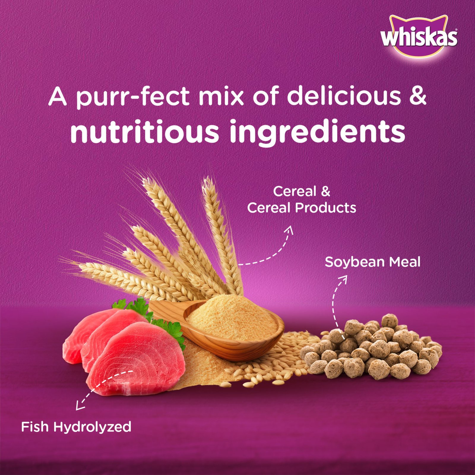 Whiskas Adult (+1 year) Dry Cat Food Food, Tuna Flavour