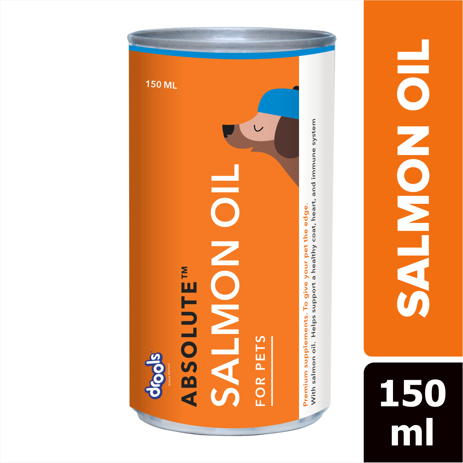 Drools Absolute Salmon Oil Syrup - Dog Supplement