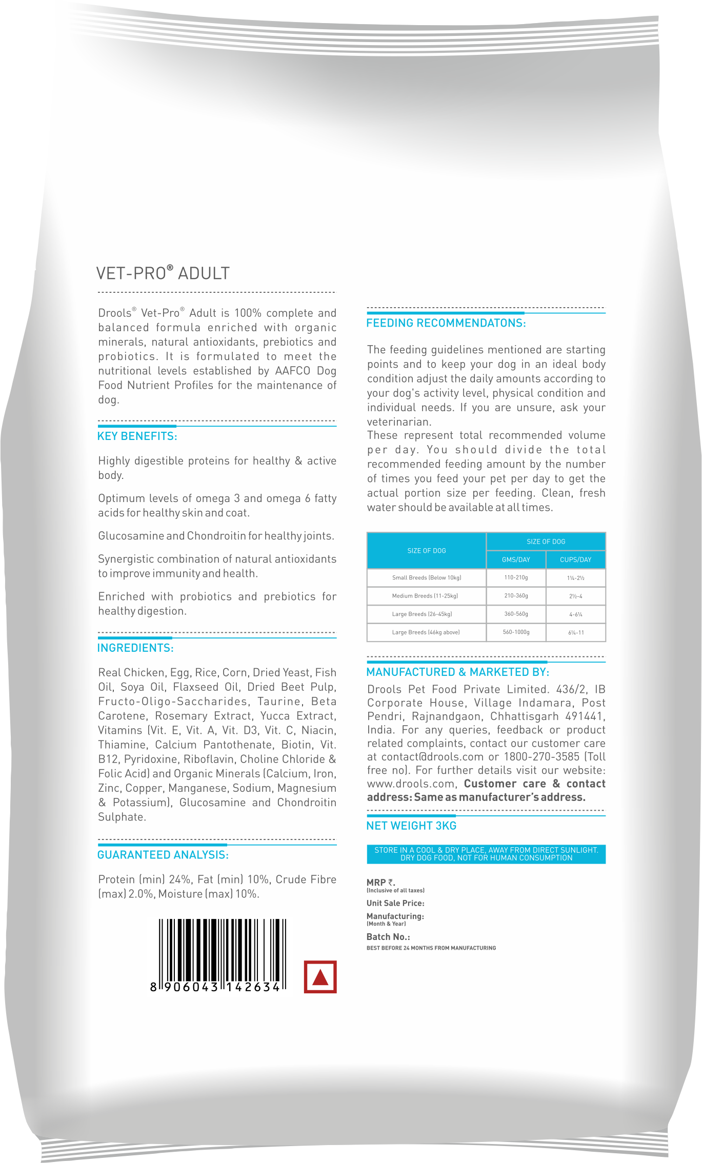 VET-PRO Adult Dry Dog Food