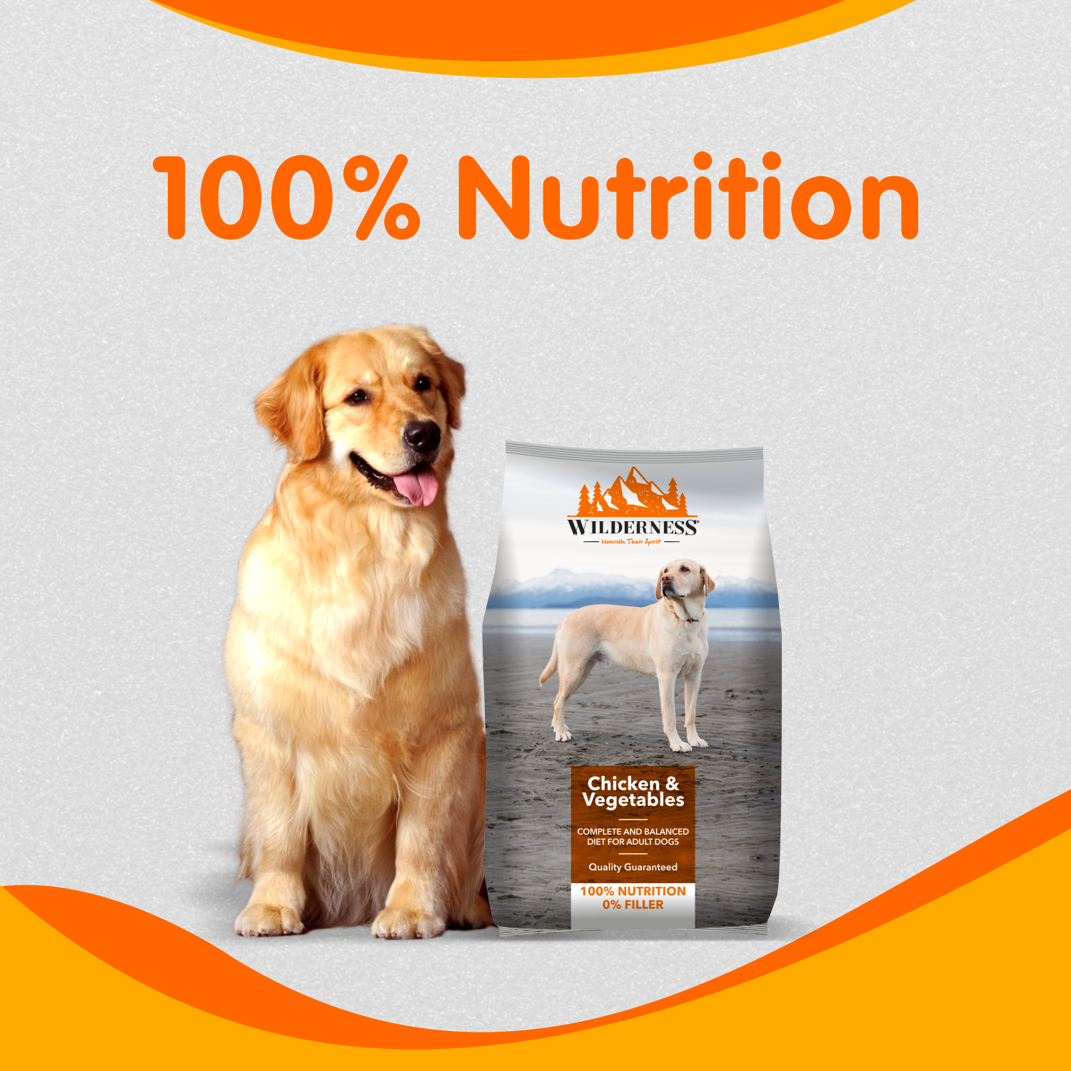 Wilderness Chicken and Vegetables Adult Dog Food ( Buy 1 Get 1 Free)