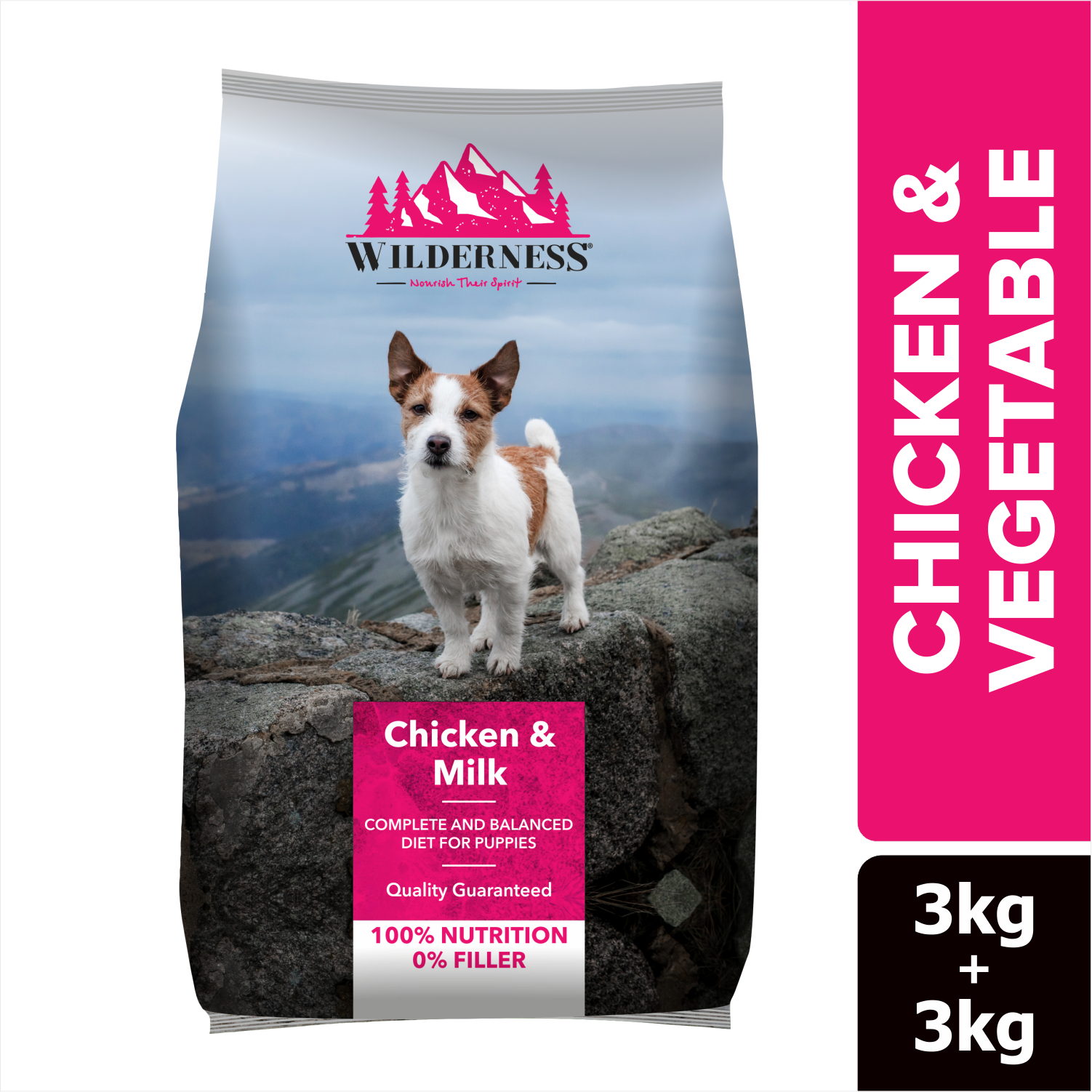 Wilderness Chicken and Milk Puppy Dog Food ( Buy 1 Get 1 Free)