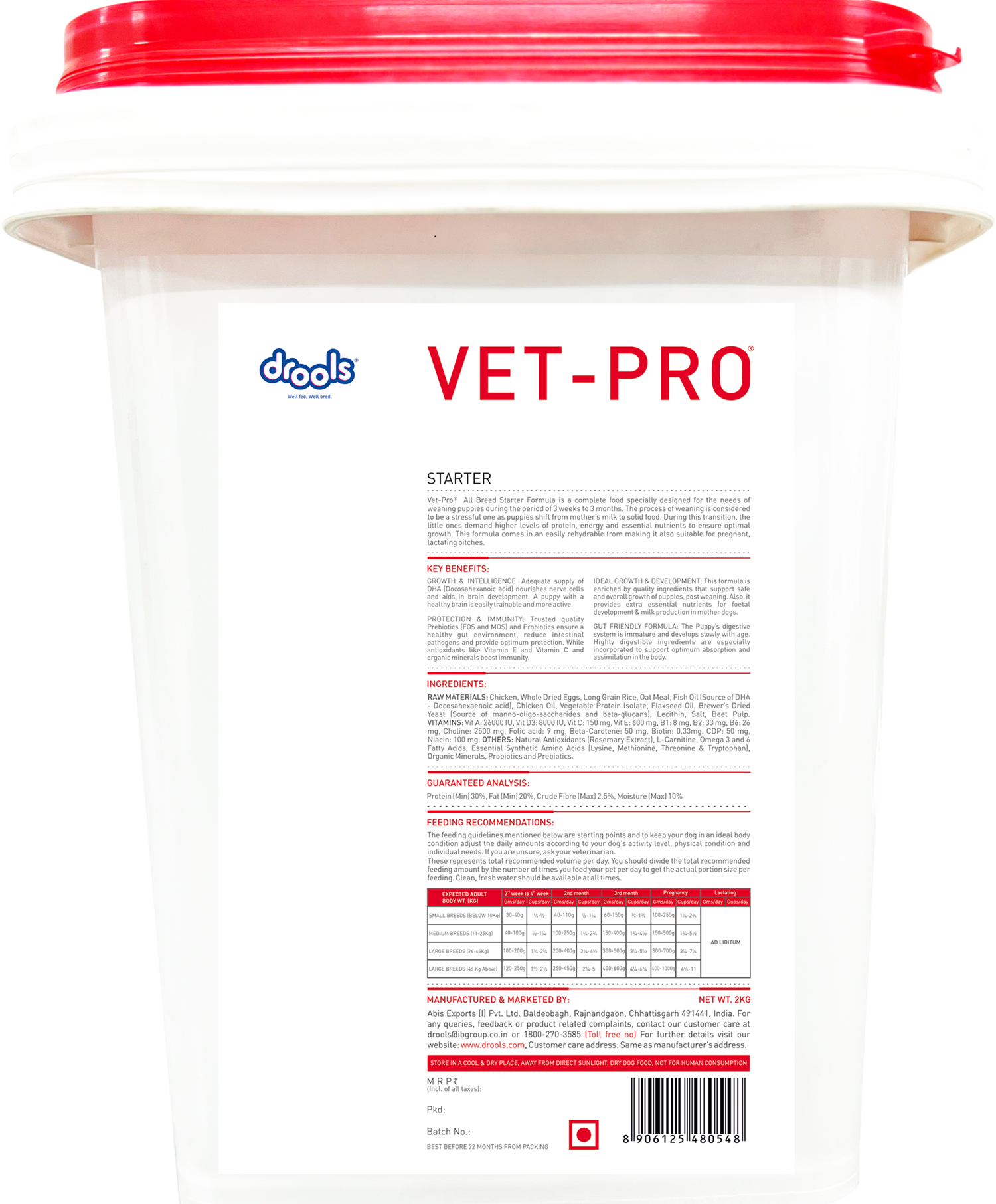VET-PRO Starter Dry Dog Food