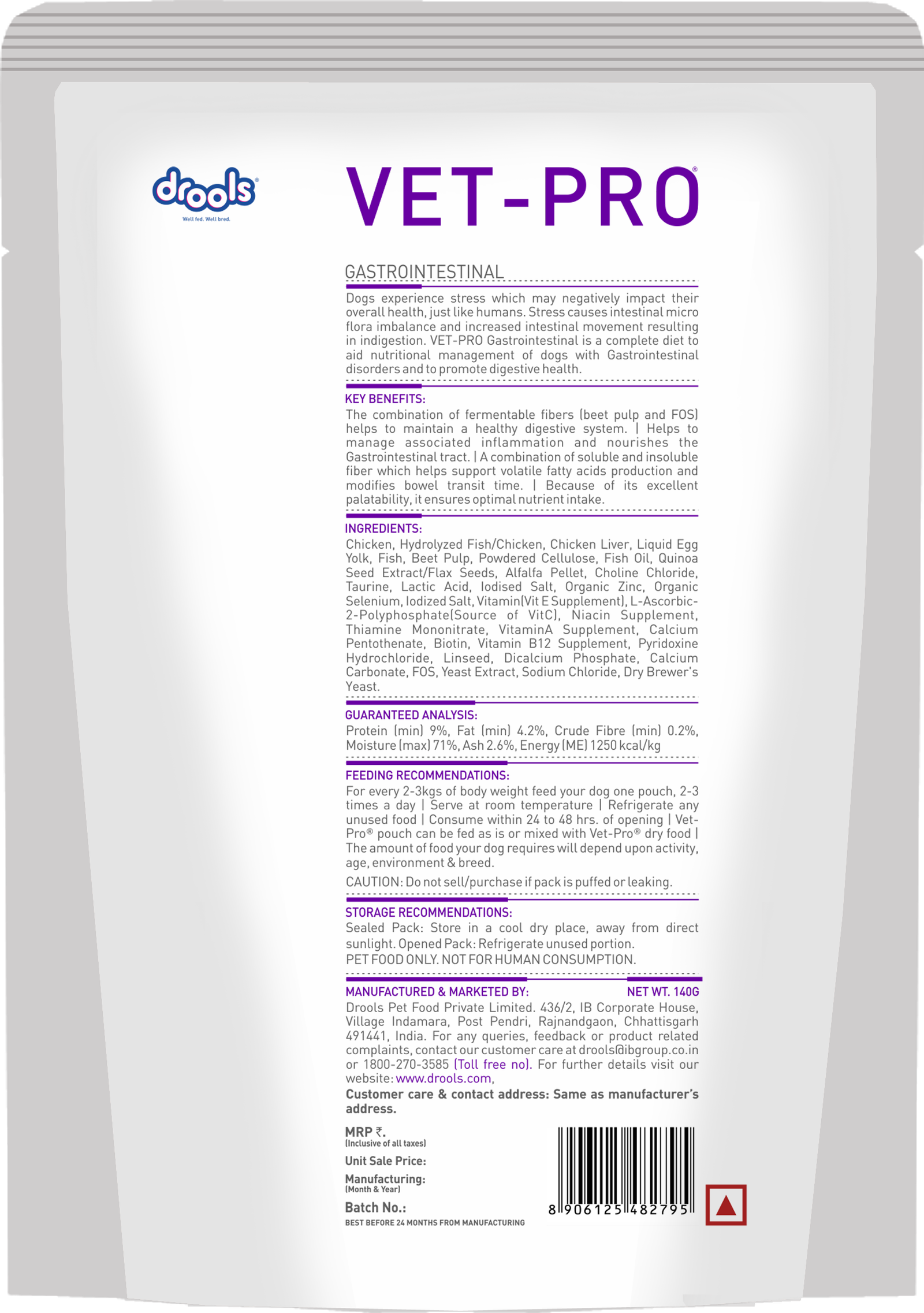 VET-PRO Gastro Gravy Dog Wet Food