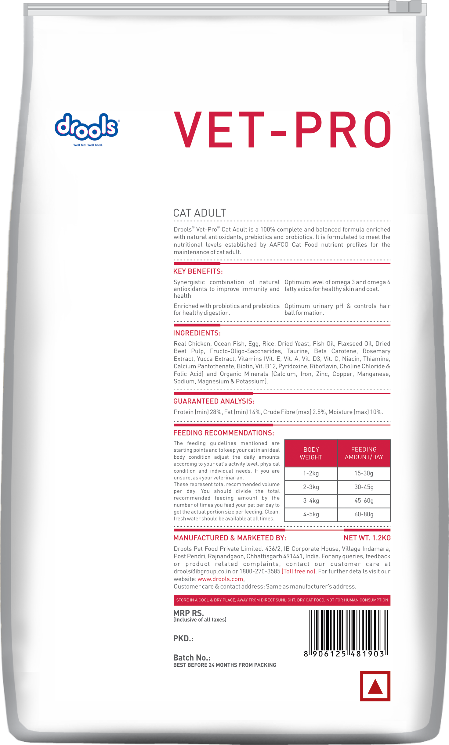 VET-PRO Adult Dry Cat food