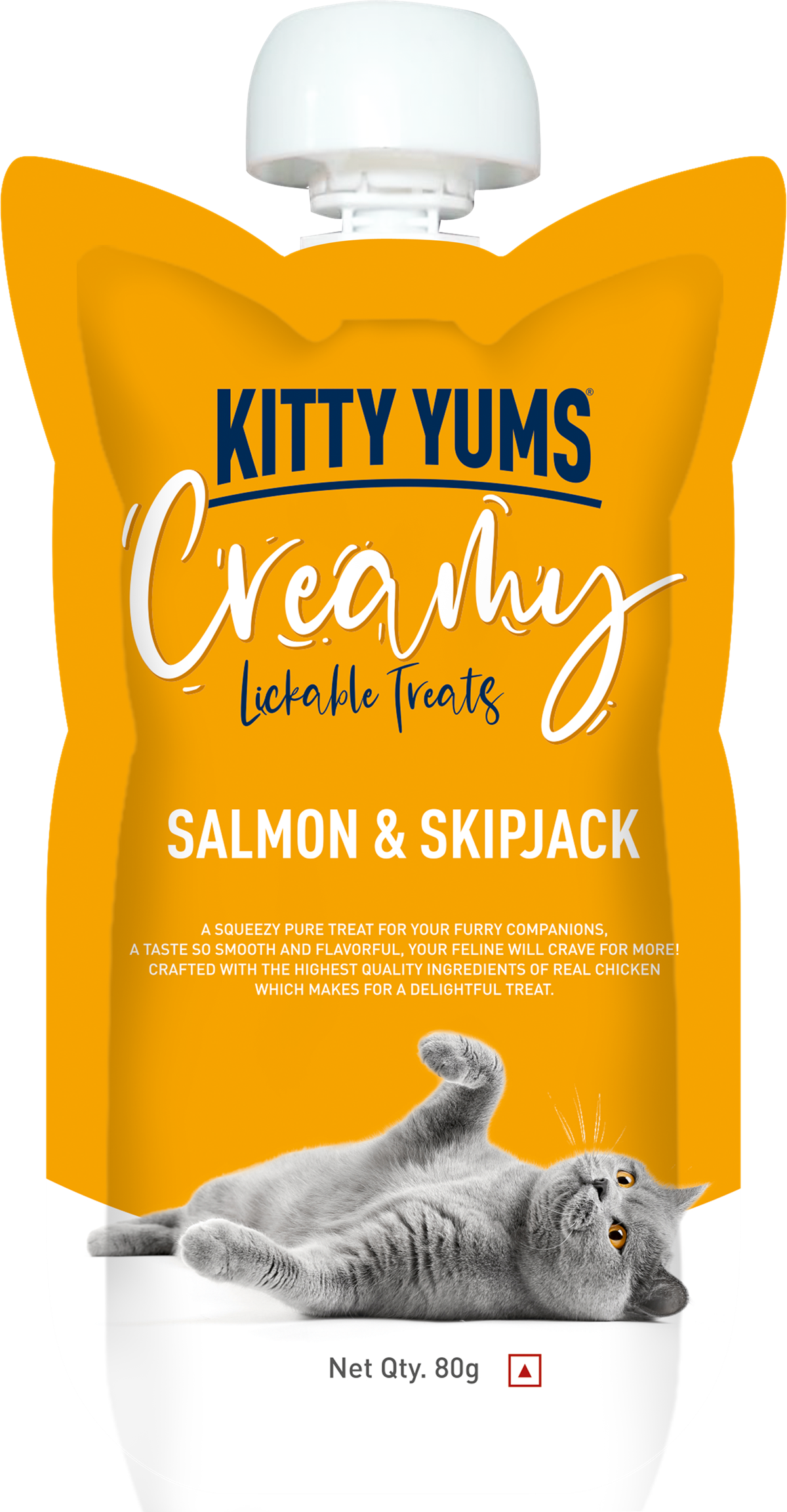 Kitty Yums Creamy Salmon & Skipjack