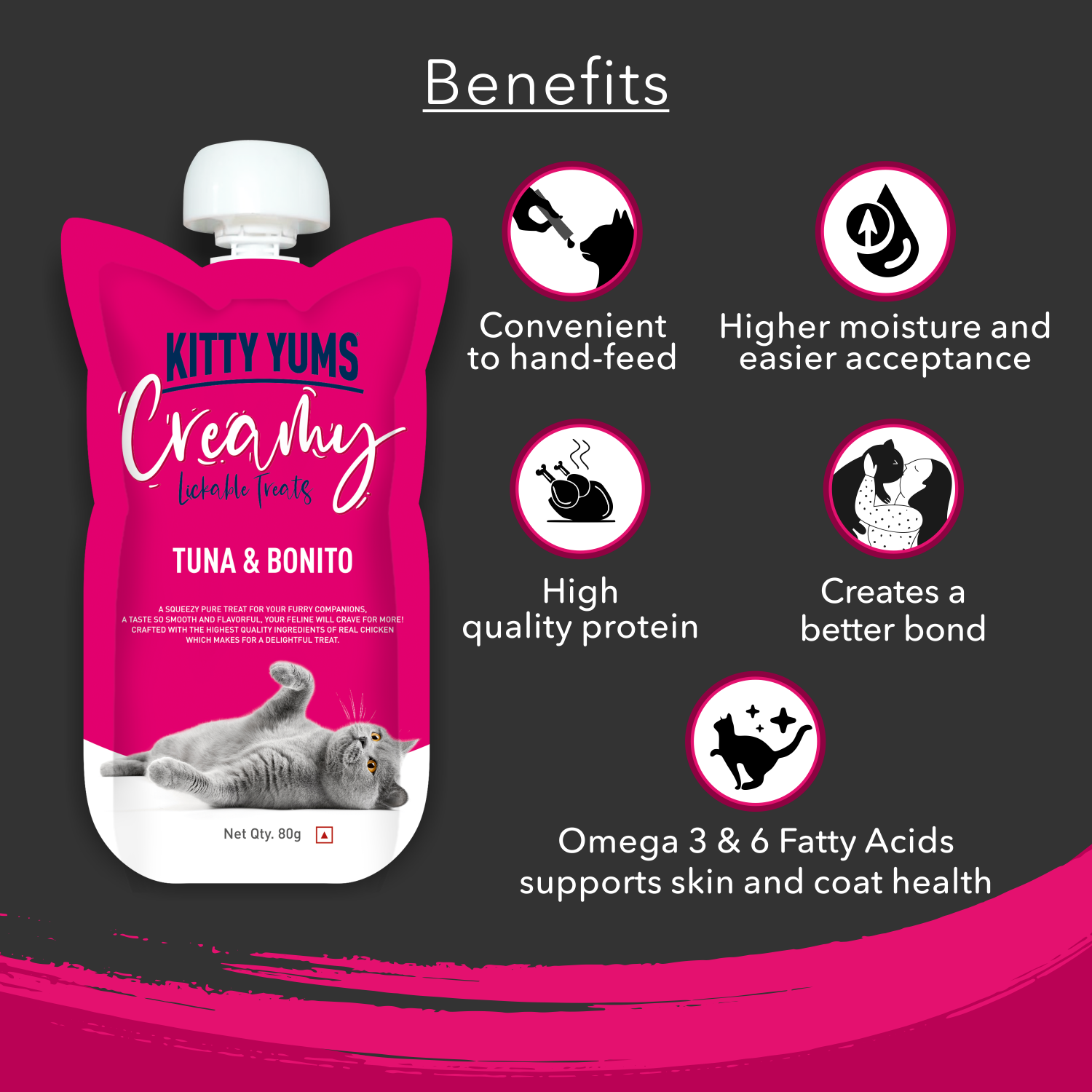 Kitty Yums Creamy Tuna & Bonito