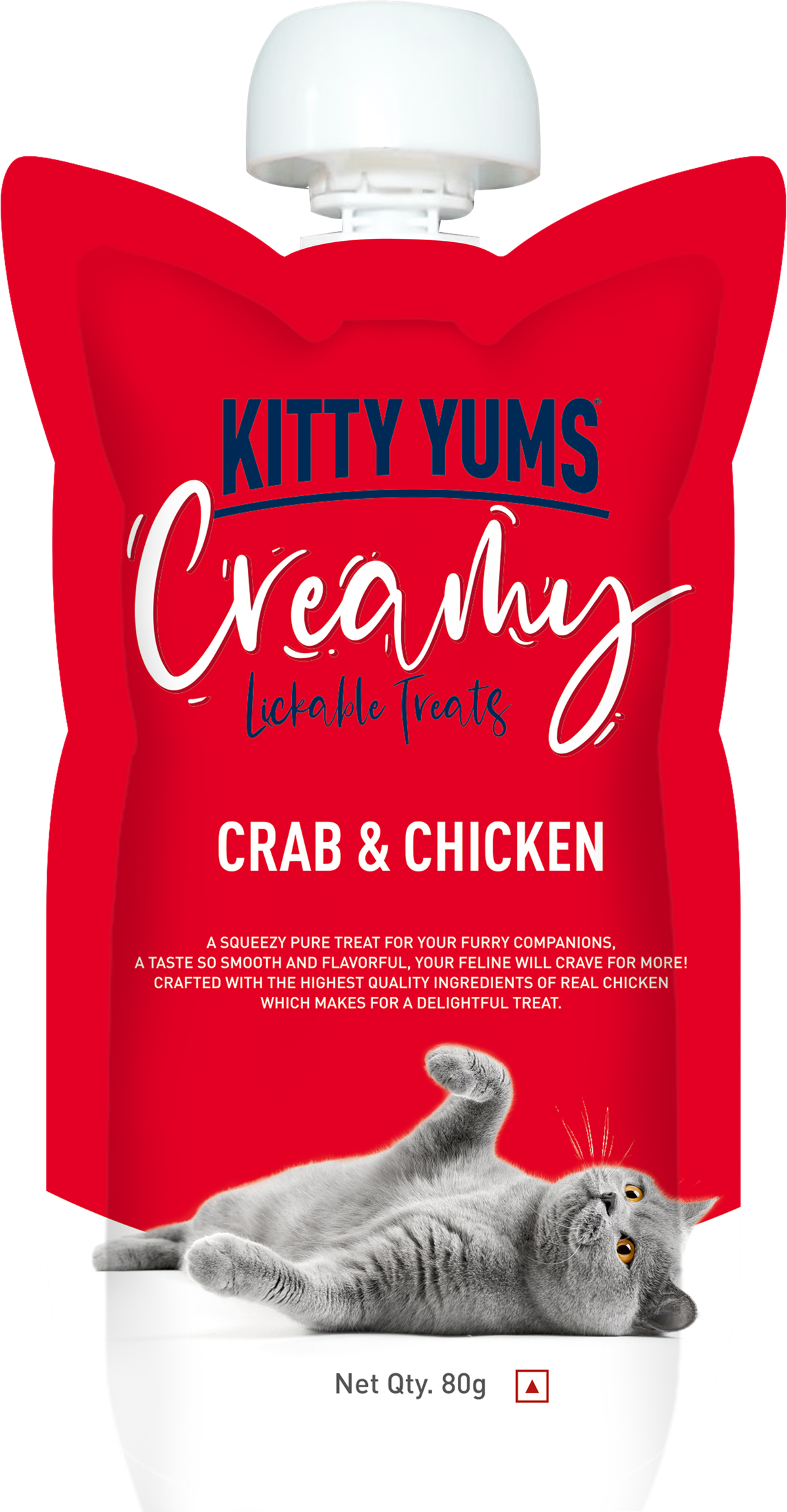 Kitty Yums Creamy Crab & Chicken