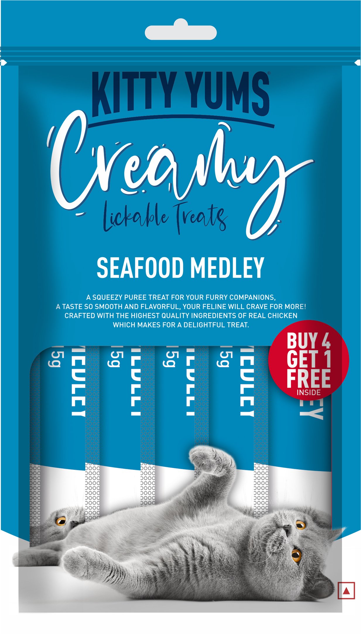 Kitty Yums Creamy Seafood Medley