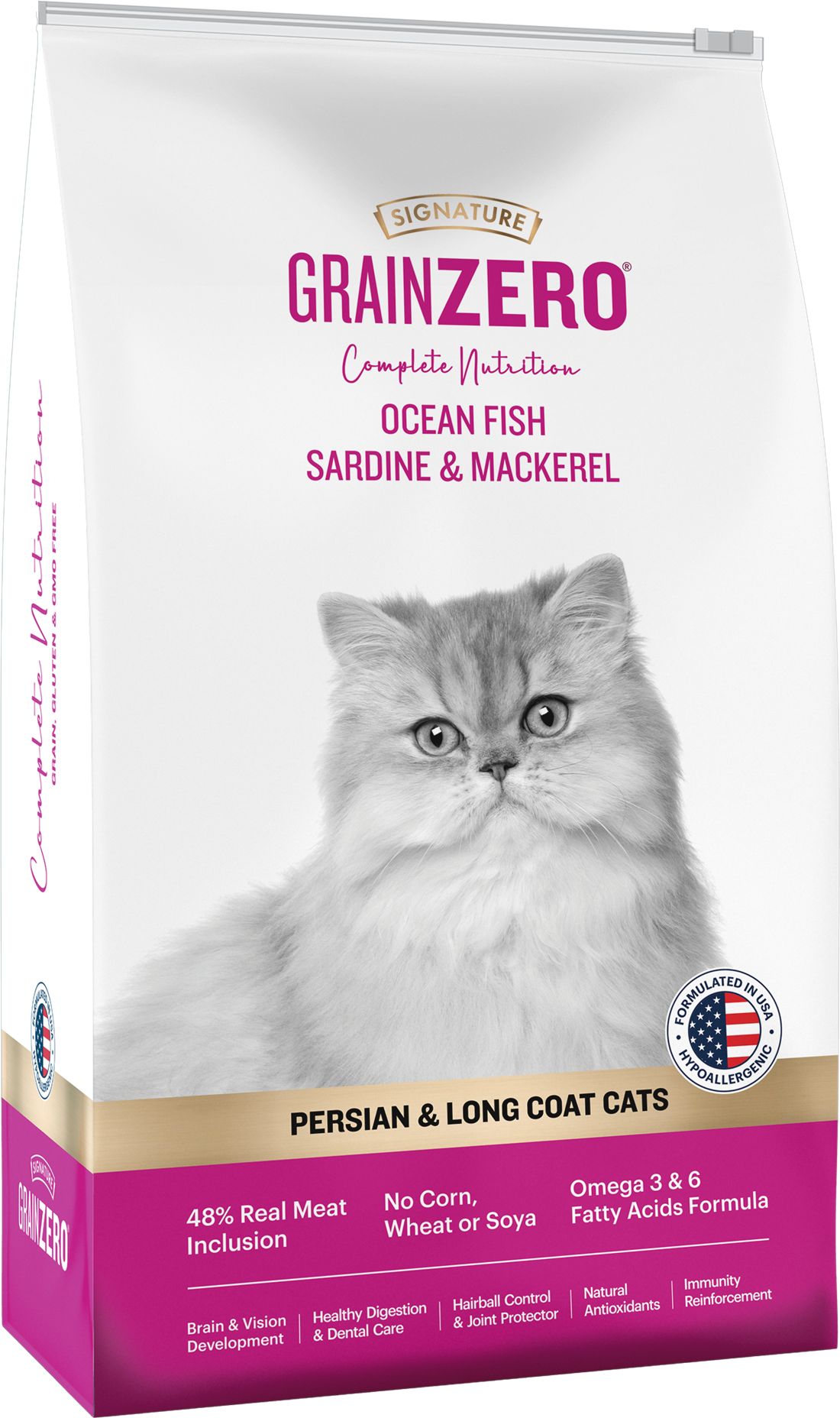 Grain Zero kitten Ocean Fish, Sardine and Mackerel Dry Cat Food