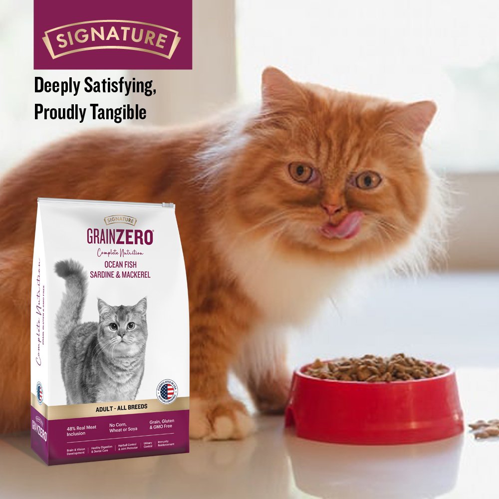 Grain Zero kitten Ocean Fish, Sardine and Mackerel Dry Cat Food