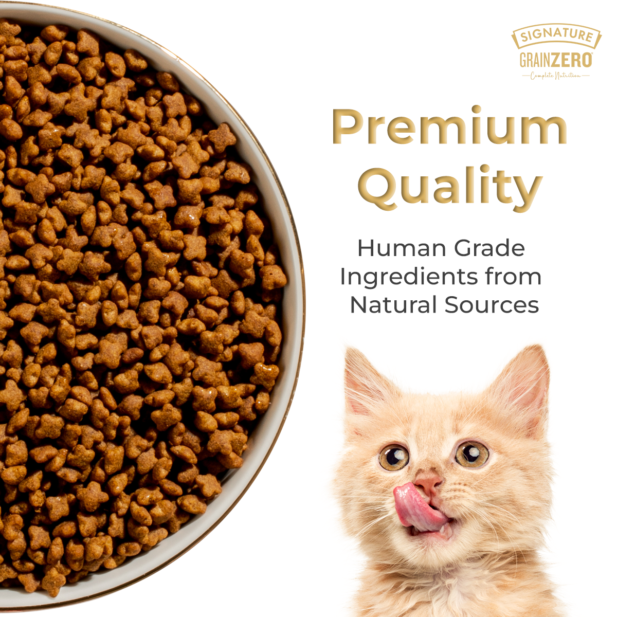 Grain Zero Ocean Fish, Sardine, and Mackerel Adult Dry Cat Food