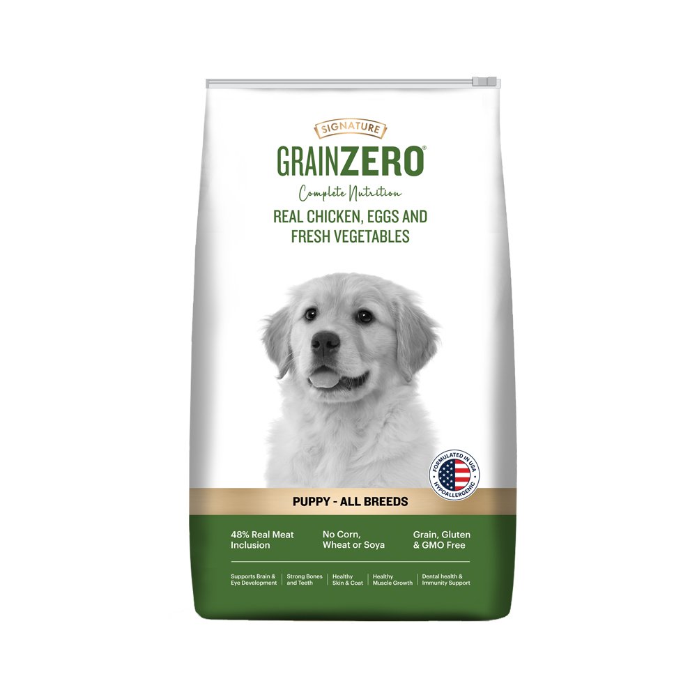 Grain Zero Real Chicken, Egg And Vegetables Puppy Dry Dog Food