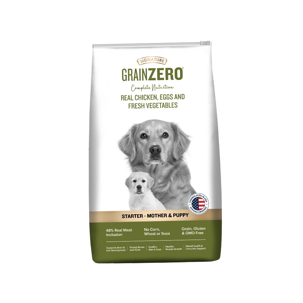 Grain Zero Real Chicken, Egg And Vegetables Starter Dry Dog Food