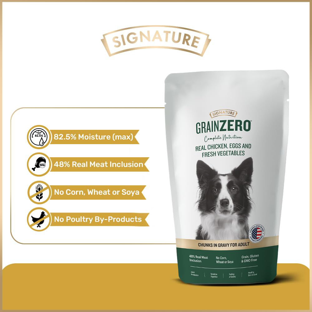 Grain Zero Real Chicken Gravy for Adult Wet Dog Food