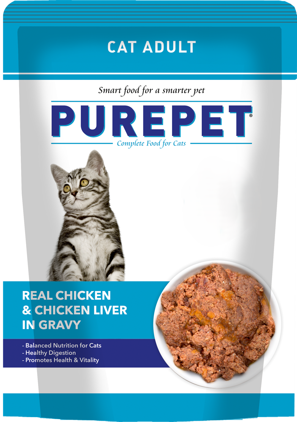 Purepet Cat Real Chicken & Liver gravy