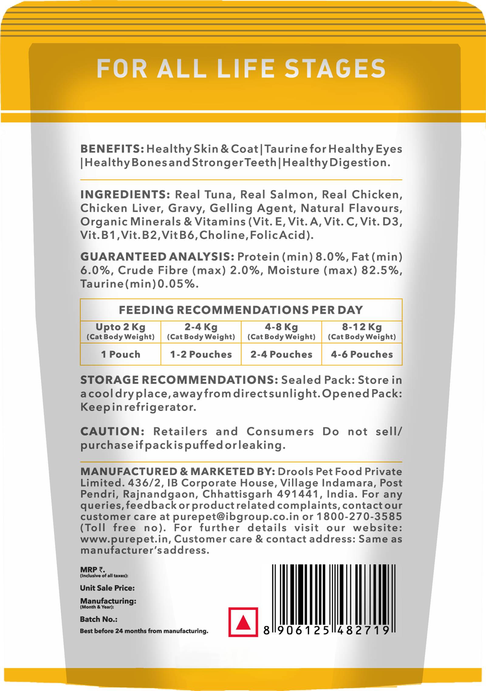 Purepet Cat Real Tuna in Gravy Cat Wet Food