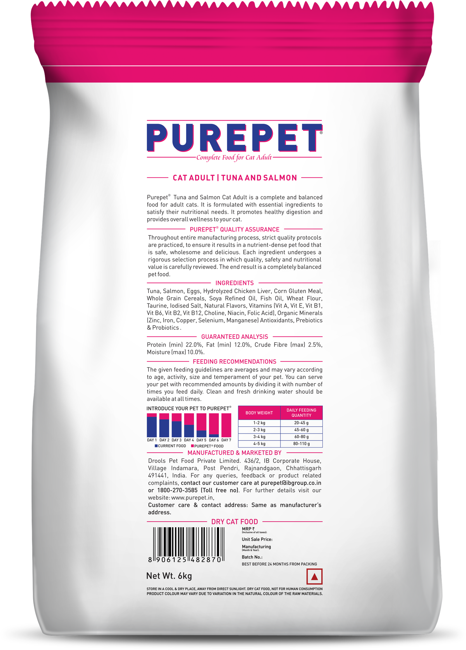 Purepet Tuna & Salmon Adult Cat Food