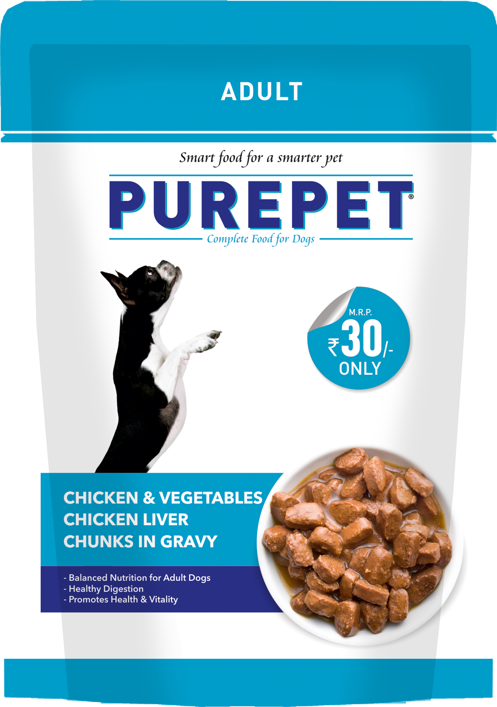 Purepet Wet Dog Food, Chicken and Vegetable Chunks in Gravy