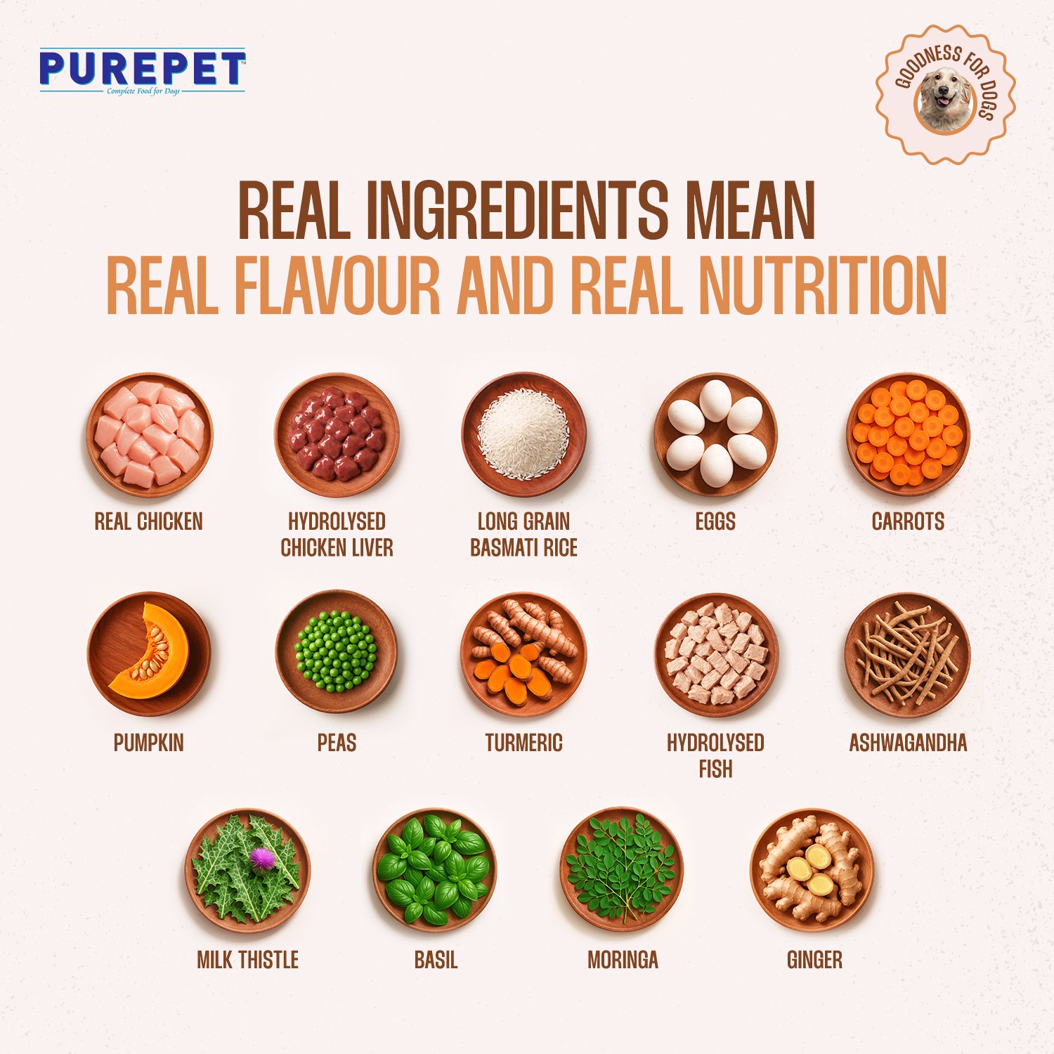 PurePet Chicken & Pumpkin Biryani Fresh Dog Food