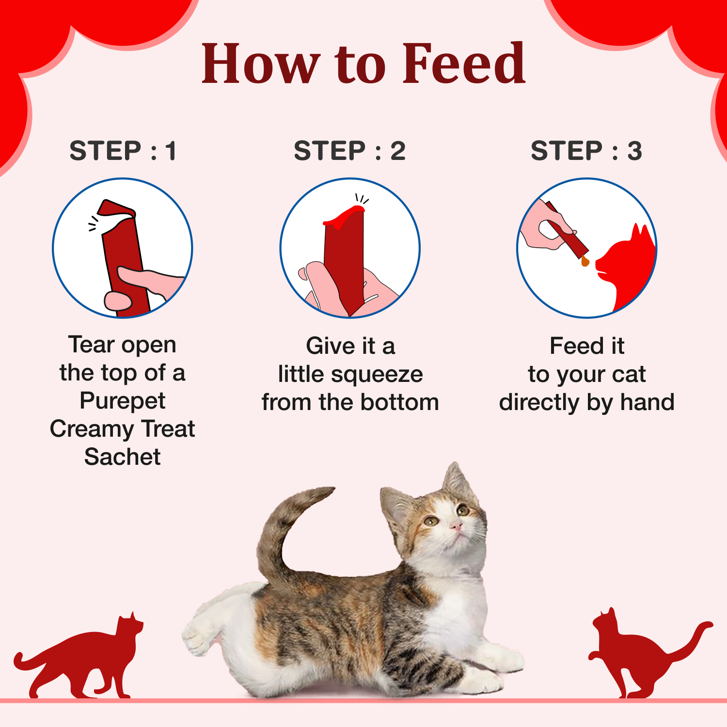 Purepet Creamy Cat Lickable Treats Crab & Chicken