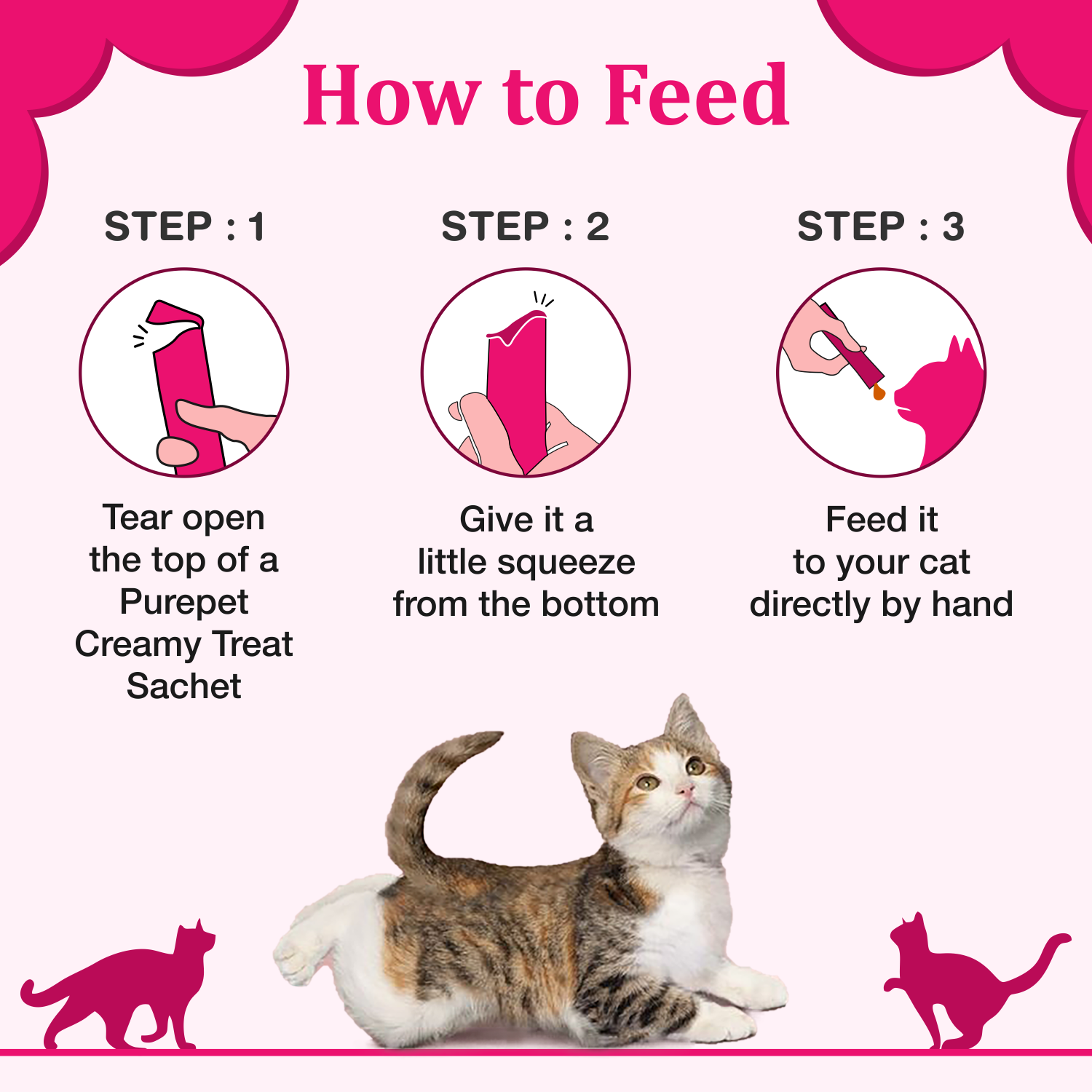 Purepet Creamy Cat Lickable Treats Tuna&Bonito