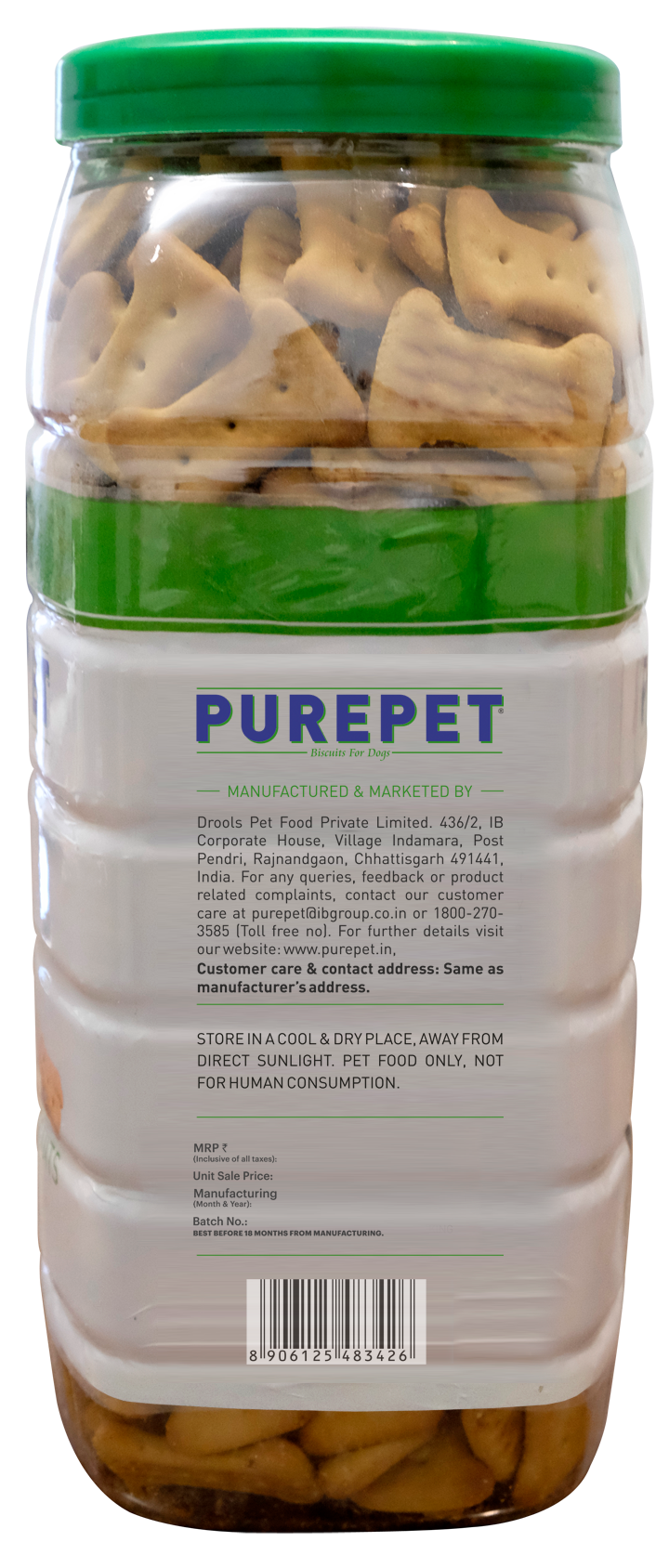 Purepet Biscuit  Veg flavour , Dog Treats