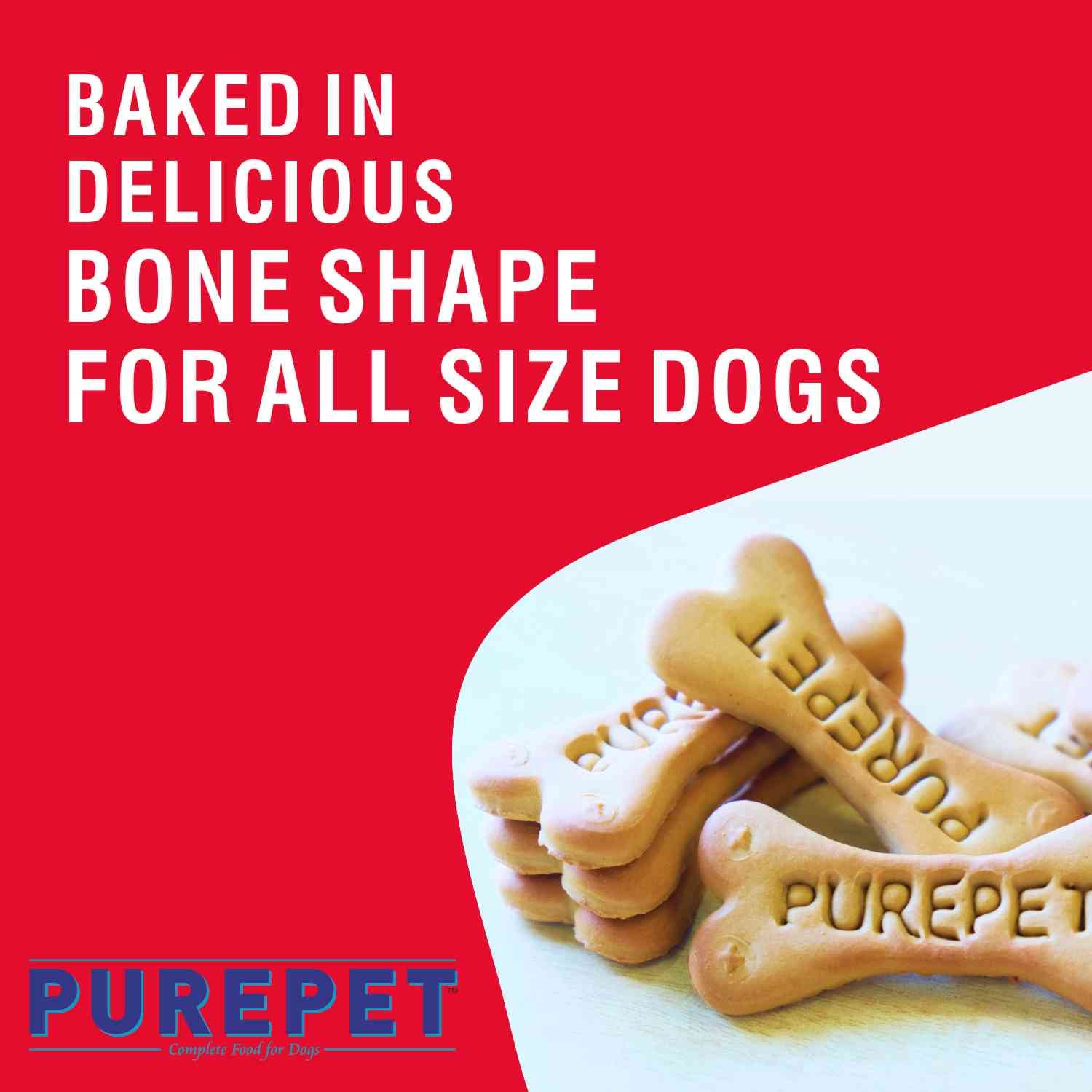 Purepet Biscuit  Veg flavour , Dog Treats