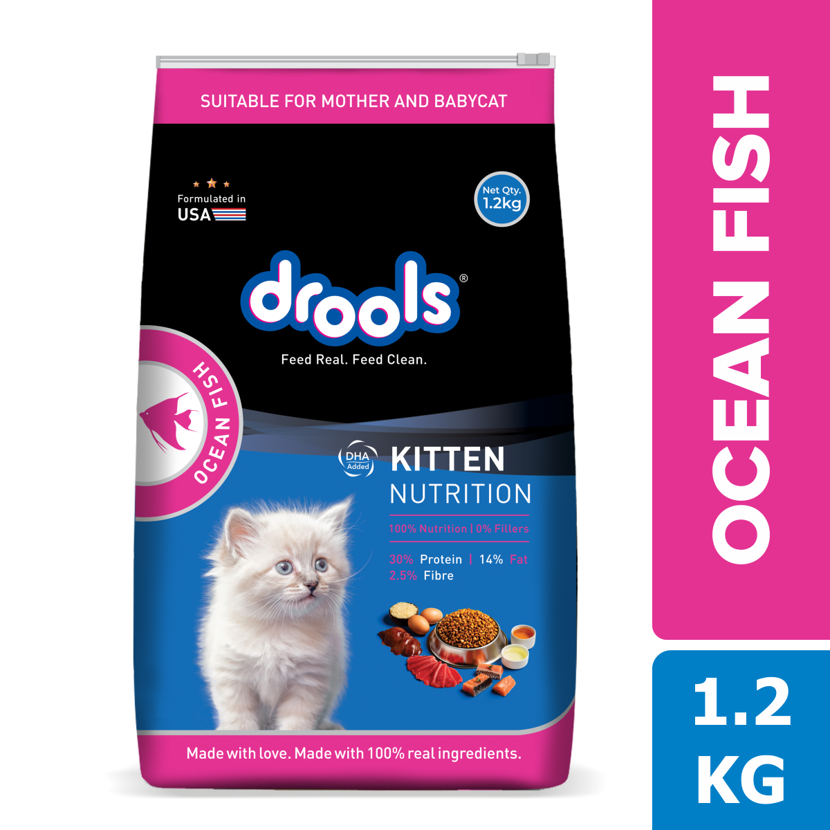 Drools Kitten Ocean FishDry Cat Food