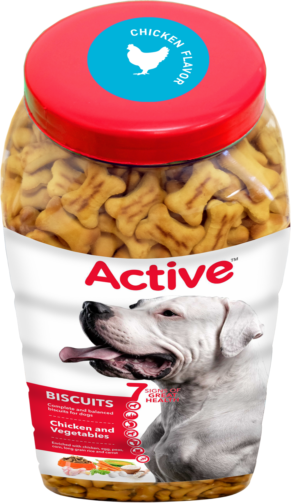 Active Chicken Flavour Biscuits Dog Treat